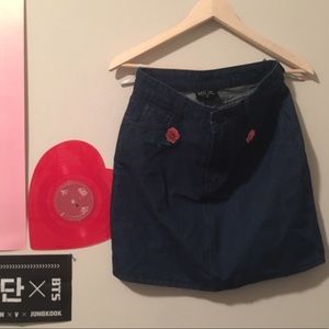 Lazy Oaf Embroidered Skirt